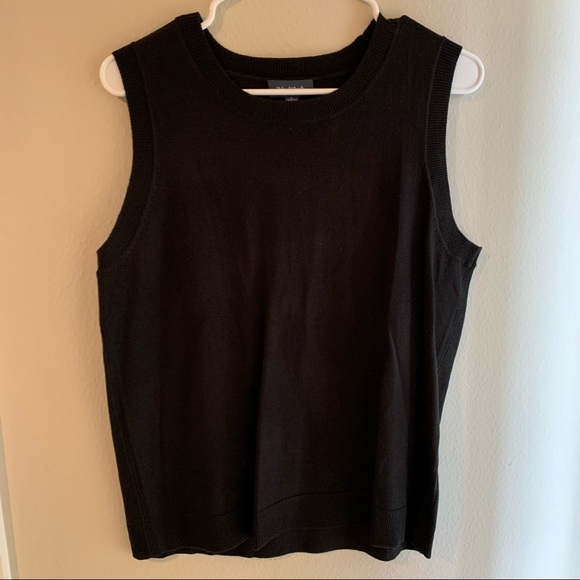 ModCloth Charter School Black Sleeveless Sweater - Picture 5 of 9